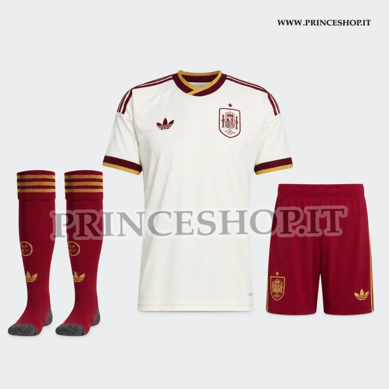 Completo Away Spagna - Mondiale 2026