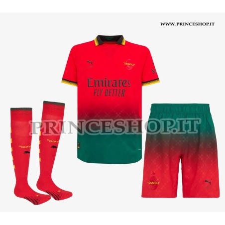 Completo Rosso 4TH Milan 2024/25